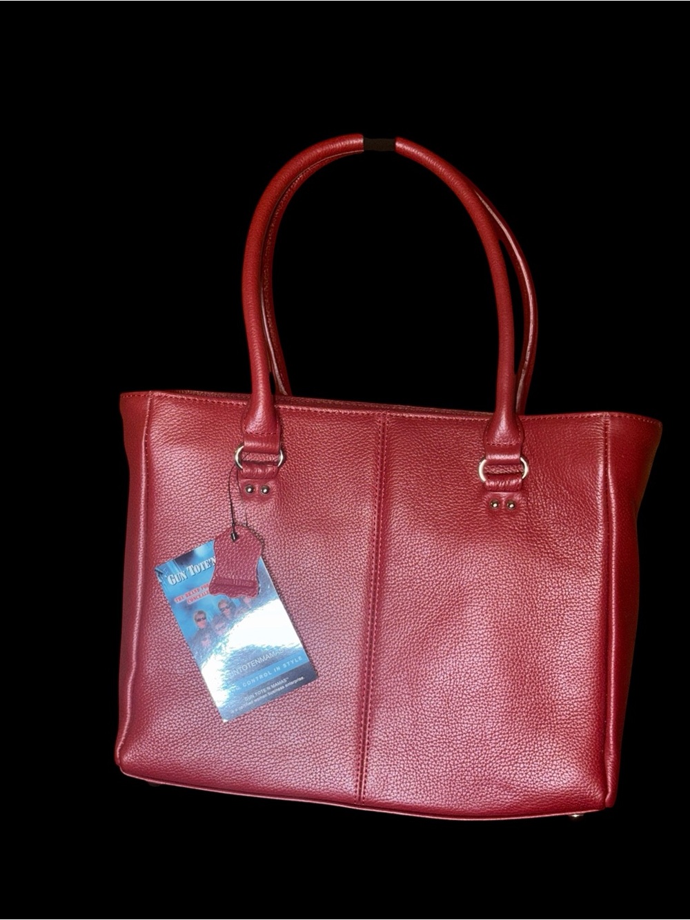 New With Tags RED WOMEN'S "GUN TOTE'N MAMAS" CONCEALED CARRY LEATHER PURSE RARE